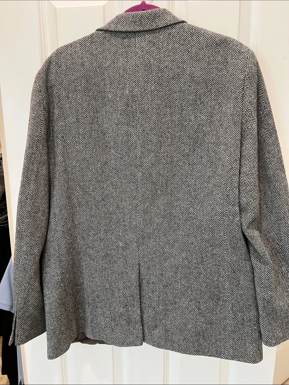 Lauren Ralph Lauren Black & White Herringbone Sport Coat